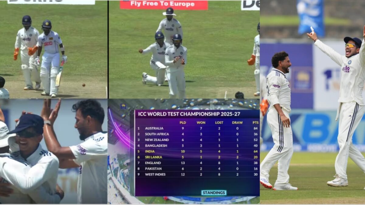 WTC Points Table Team India vs SL