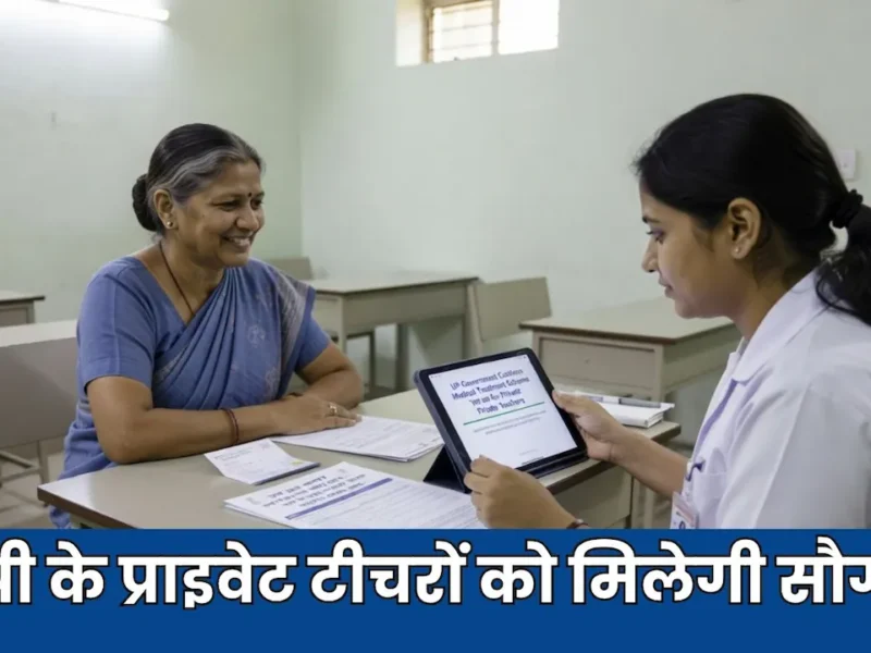 प्राइवेट स्कूल शिक्षकों को योगी सरकार की बड़ी सौगात, हर एक शिक्षक को मिलेगा कैशलेस ट्रीटमेंट