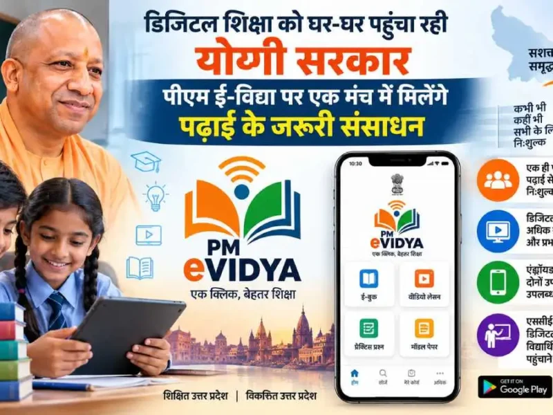 यूपी में घर-घर पहुंचेगी डिजिटल शिक्षा:पीएम ई-विद्या पर एक मंच में पढ़ाई के जरूरी संसाधन, मोबाइल से कर सकेंगे इस्तेमाल