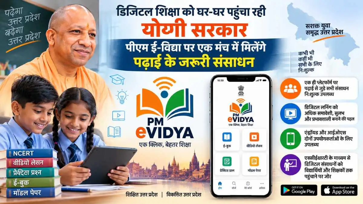CM Yogi Adityanath PM E vidya