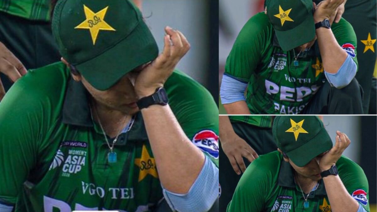 Fatima Sana Cry PAK vs SL