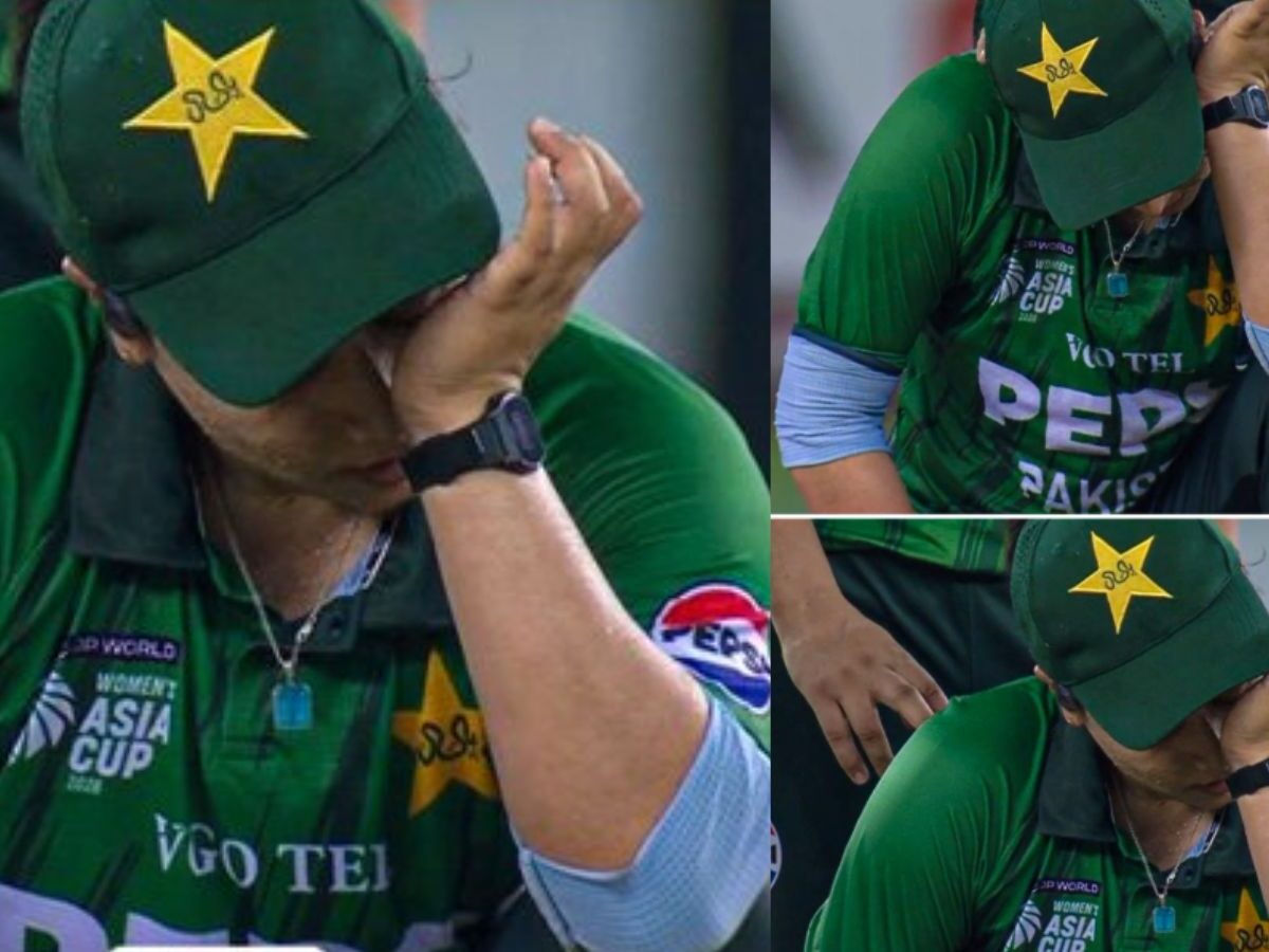Fatima Sana Cry PAK vs SL