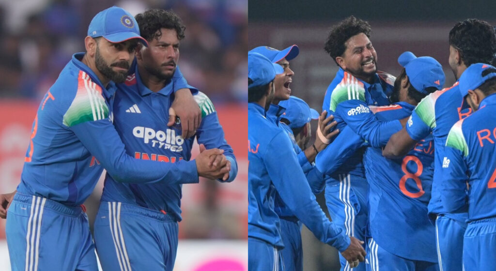 सब कुछ भारत के हाथ से निकल रहा था, फिर कुलदीप यादव ने 4 विकेट लेकर मचा दी खलबली! सब कुछ भारत के हाथ से निकल रहा था, फिर कुलदीप यादव ने 4 विकेट लेकर मचा दी खलबली!
