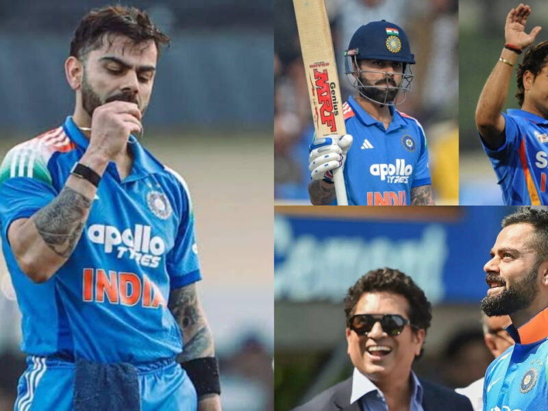Sachin Tendulkar and Virat Kohli