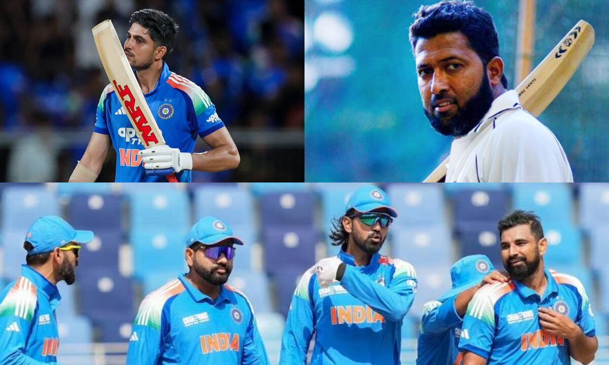 Shubman Gill and Wasim Jaffer