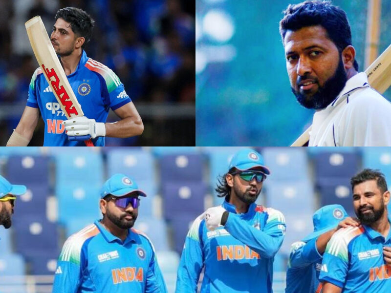Shubman Gill and Wasim Jaffer