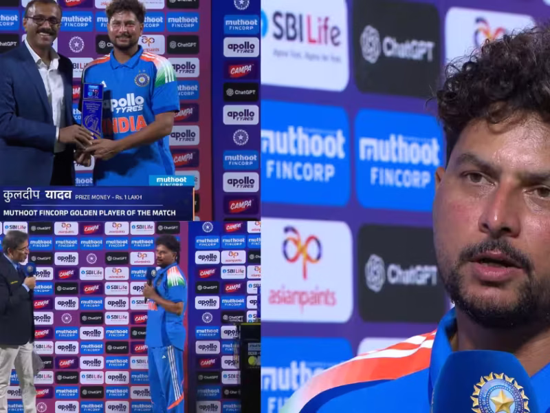 Kuldeep Yadav Man of the match