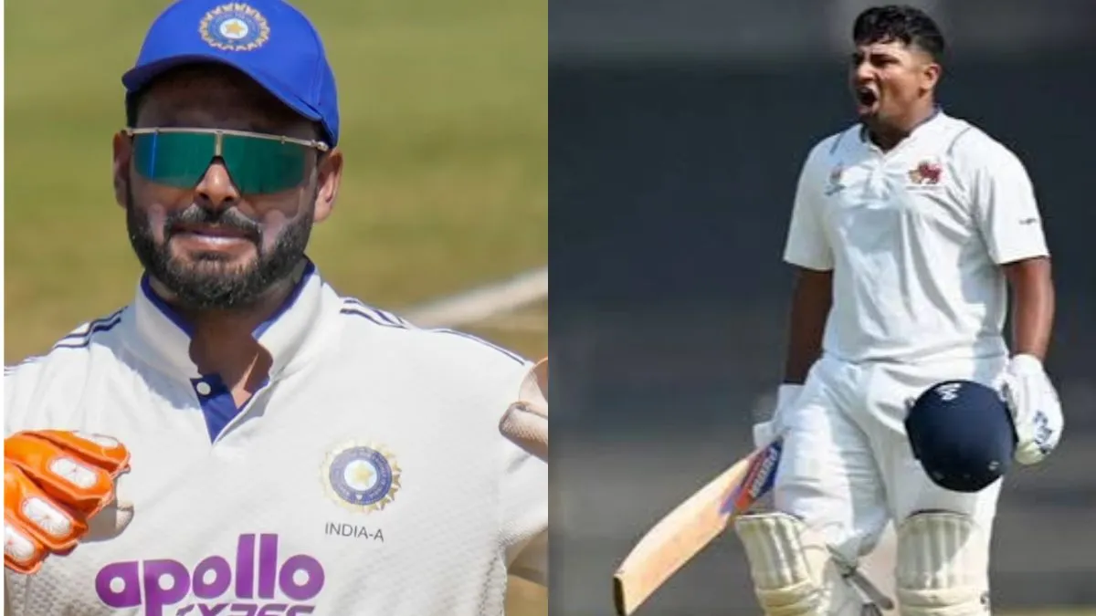 Rishabh Pant and Sarfaraz Khan