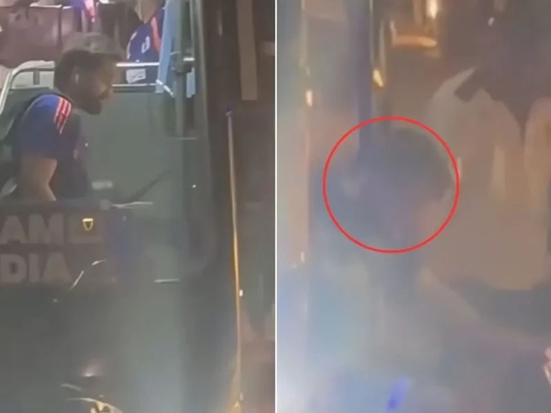 Rohit Sharma Accident Video