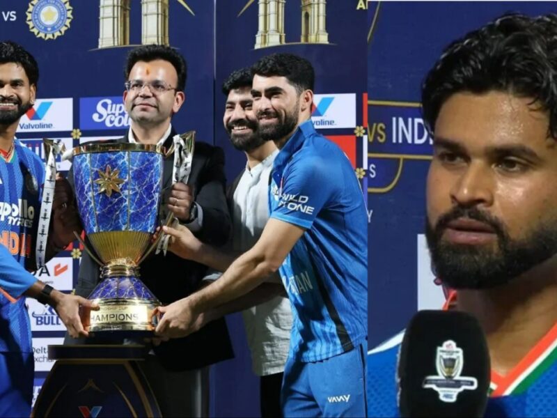 Shreyas Iyer Post Match IND vs AFG Series