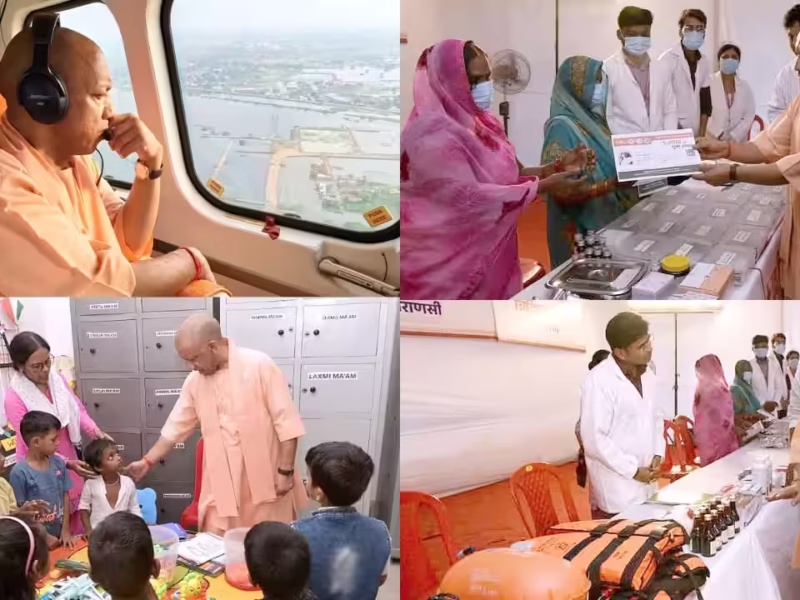 बाढ़ पीड़ितों के साथ चट्टान की तरह खड़ी है सरकार, CM योगी आदित्यनाथ ने दिया हरसंभव मदद का भरोसा