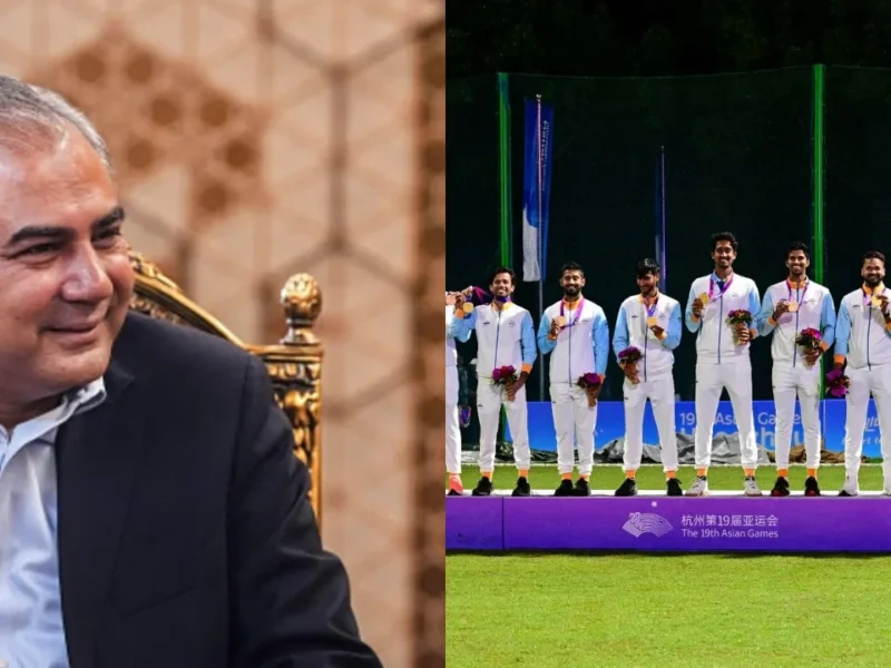 mohsin naqvi team india gold medal