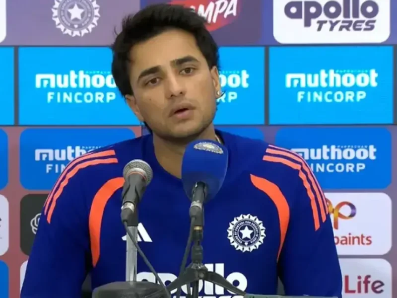 Abhishek Sharma pOST match ind vs wi