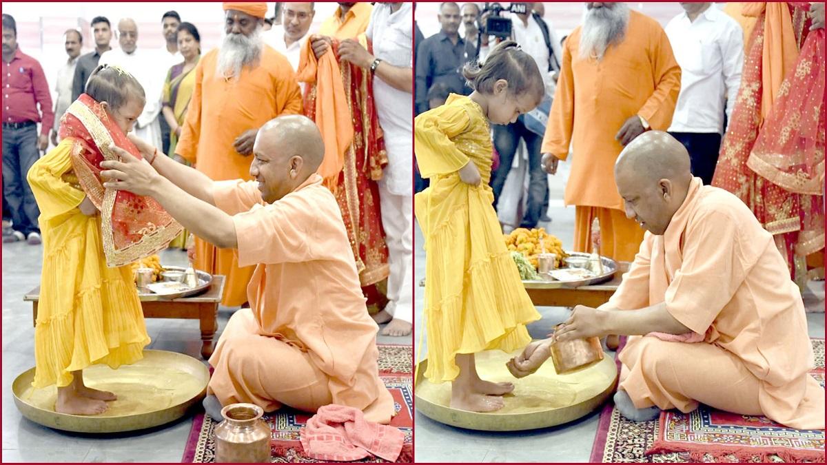 CM Yogi Adityanath in Gorakhnath Mandir