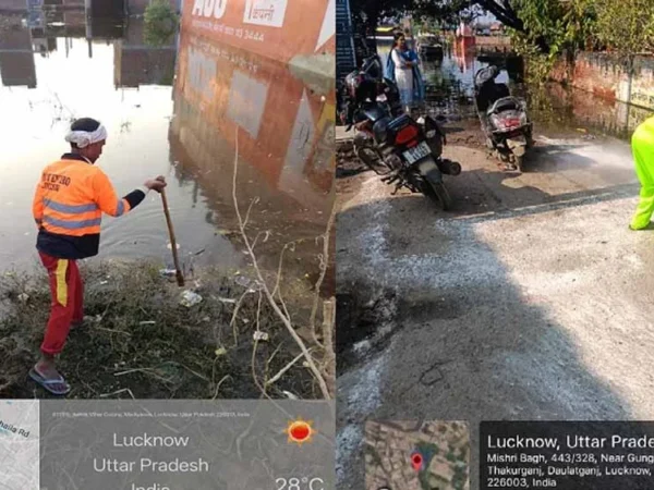 योगी सरकार का बाढ़ प्रभावित क्षेत्रों में स्वच्छता और स्वास्थ्य सुरक्षा पर जोर, ड्रोन से एंटी लार्वा छिड़काव