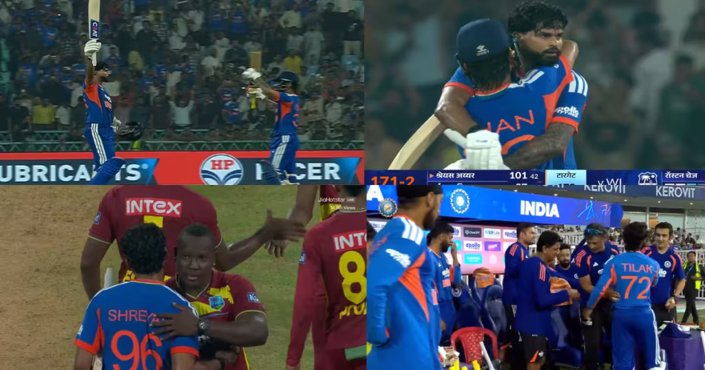 IND vs WI: 6 6 6 6 4 4 4 4…10 चौके 6 छक्के 16 गेंदों में 76 रन, कप्तान श्रेयस अय्यर ने अकेले ही वेस्टइंडीज को चटाई धुल IND vs WI: 6 6 6 6 4 4 4 4…10 चौके 6 छक्के 16 गेंदों में 76 रन, कप्तान श्रेयस अय्यर ने अकेले ही वेस्टइंडीज को चटाई धुल