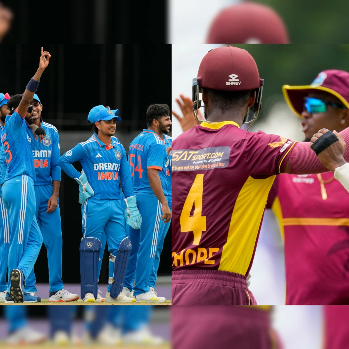 IND vs WI Team India 3rd ODI