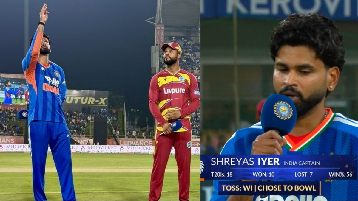 IND vs WI Team India Shreyas Iyer Toss