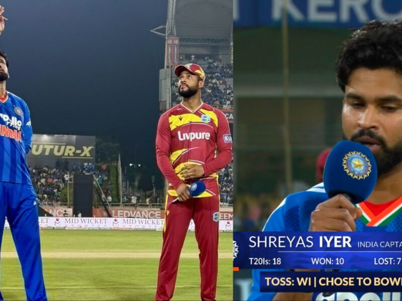 IND vs WI Team India Shreyas Iyer Toss