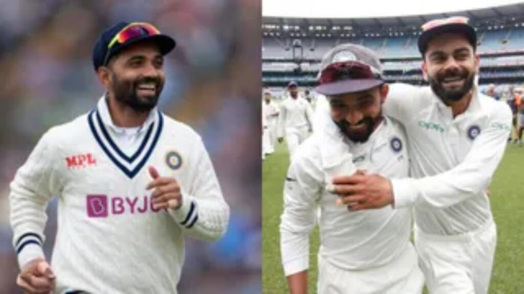 कोहली-रोहित को अपनी ऑल टाइम टेस्ट XI से बाहर कर अजिंक्य रहाणे ने चौंकाया, इस दिग्गज को सौंपी कप्तानी! कोहली-रोहित को अपनी ऑल टाइम टेस्ट XI से बाहर कर अजिंक्य रहाणे ने चौंकाया, इस दिग्गज को सौंपी कप्तानी!