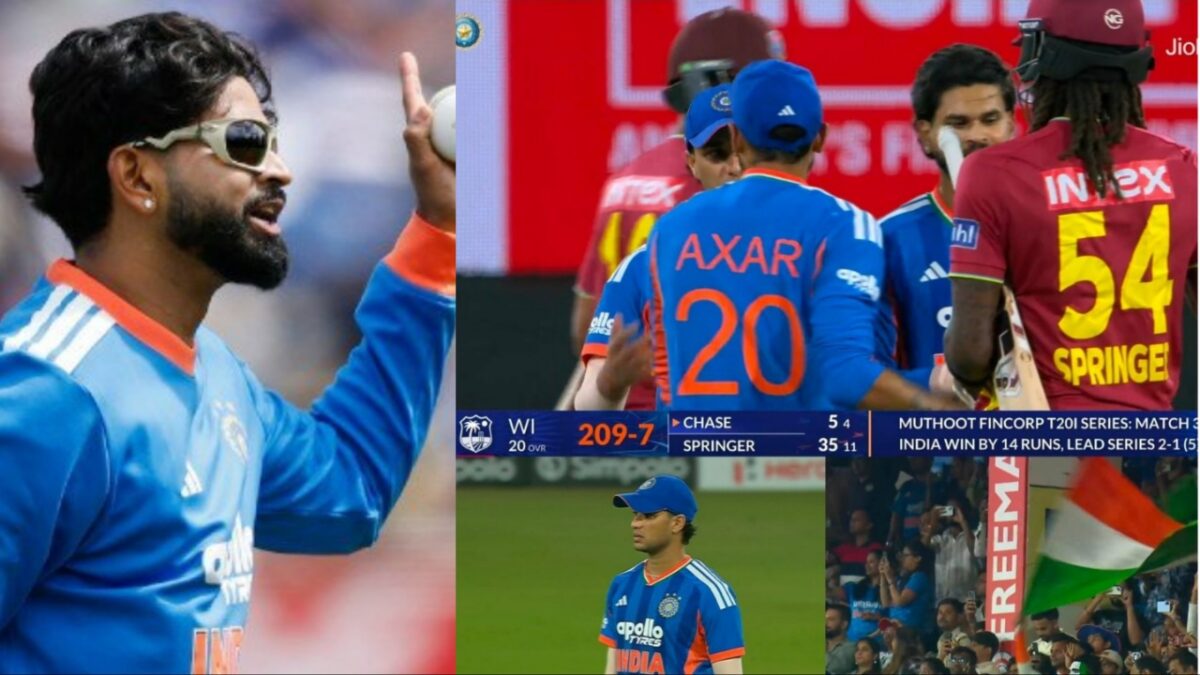 Team India IND vs WI 3rd T20I
