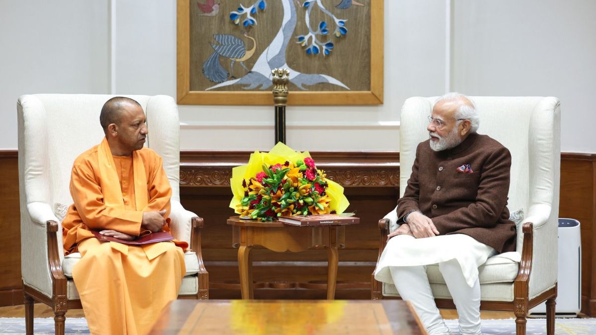 Yogi Adityanath and PM Modi