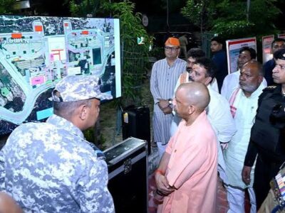 एयर शो की तैयारियों को लेकर सीएम योगी ने की समीक्षा, नमो घाट पर व्यवस्थाओं का किया स्थलीय निरीक्षण